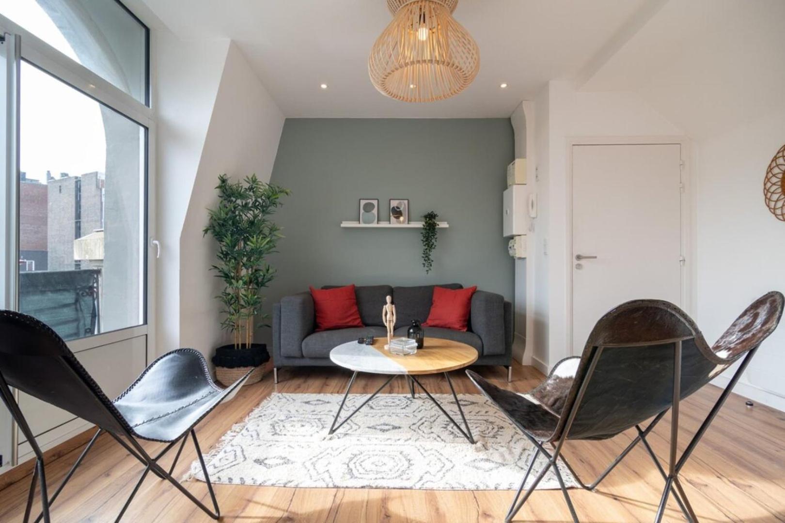 Marcq En Baroeul - Superb Apartment + Parking Exterior foto